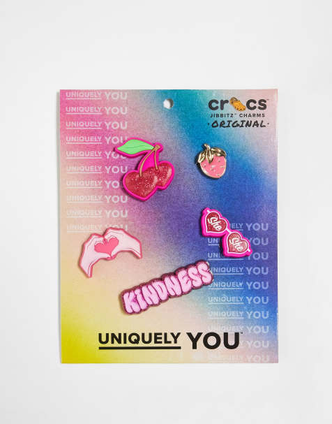 Crocs x ASOS DESIGN girl power 5 pack of jibbitz - view 1