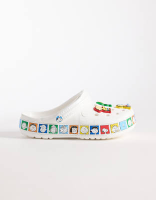 Crocs X Peanuts Crocband Clogs-multi In Multi