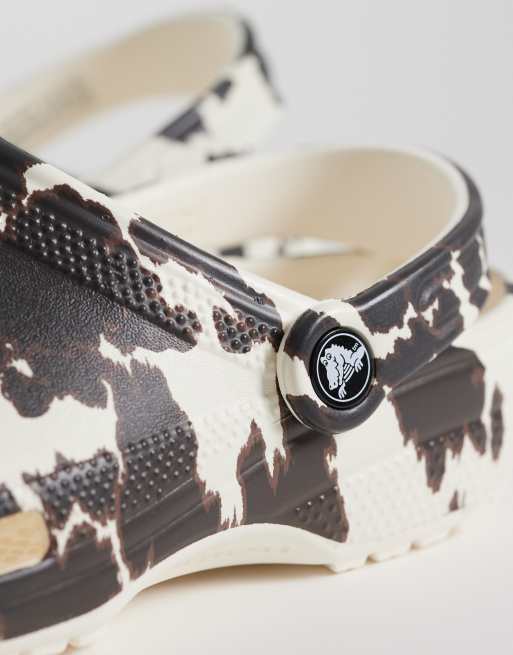 Crocs - Zoccoli classici animalier con stampa pezzata, 3 di 4