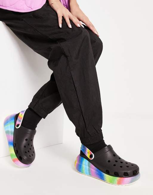 Crocs - Zoccoli classici effetto spray, 2 di 4