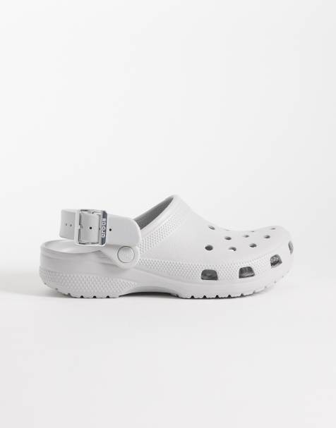 Crocs - Zoccoli classici grigio atmosfera metallizzato con fibbia - view 1