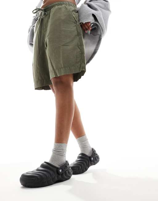 Crocs - Zoccoli unisex classici neri foderati voluminosi, 2 di 4
