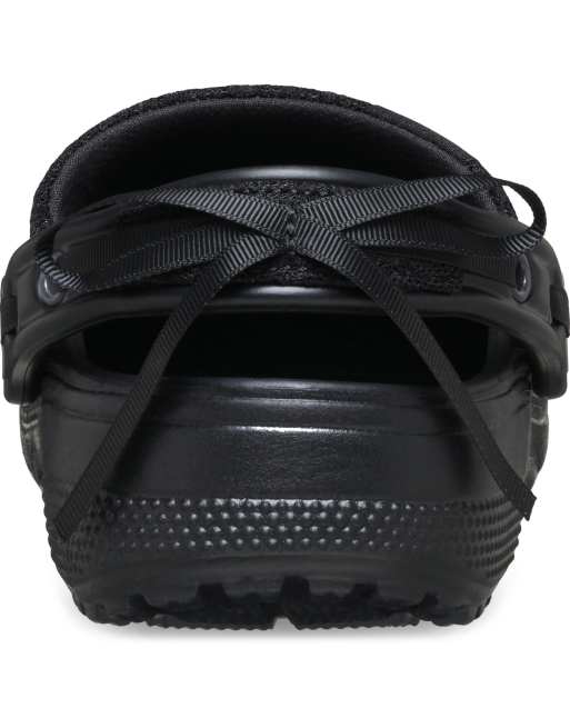 Crocs - zuecos de encaje negros, 4 de 4