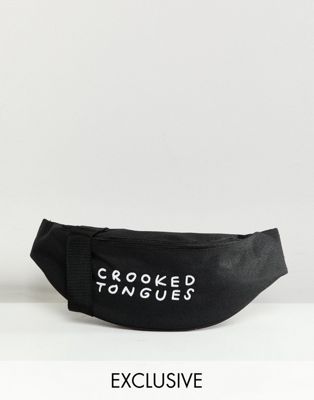 crooked tongues bum bag