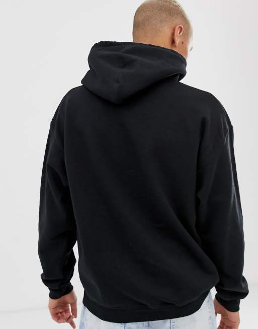 Crooked Tongues hoodie with logo print in black | ASOS