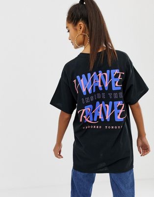 big t shirt rave outfit