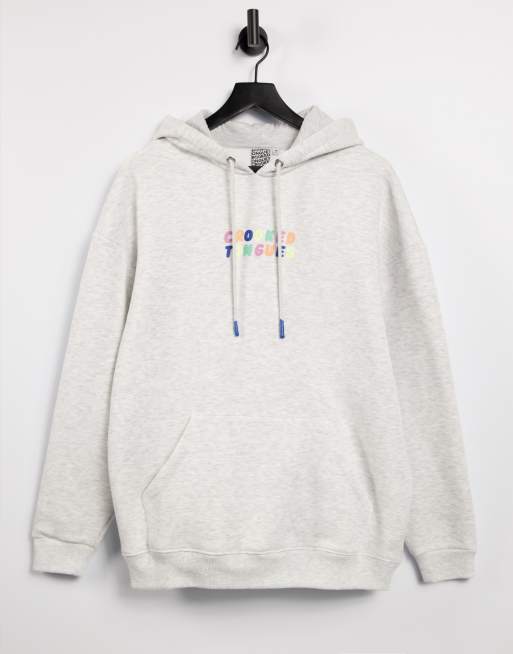 Crooked tongues grey online hoodie