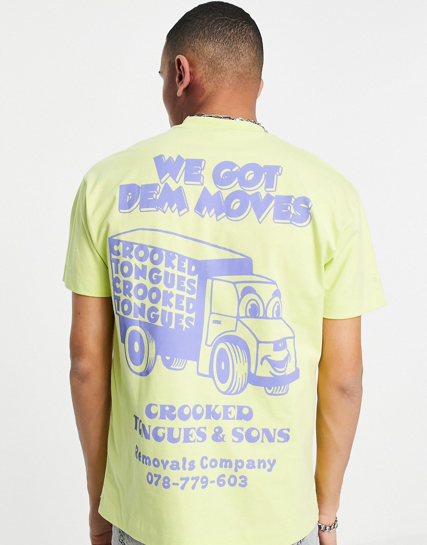 Crooked Tongues - T-shirt avec imprimé Got Dem Moves - Vert