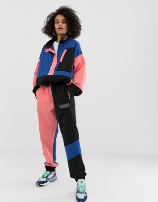 bright coloured tracksuits