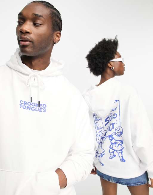 Crooked tongues oversized hoodie new arrivals