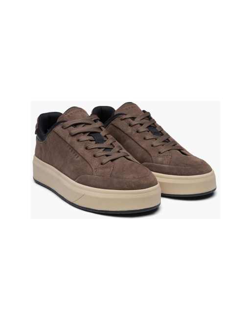 Cruyff Derby classic suede trainers in light grey, 3 of 3