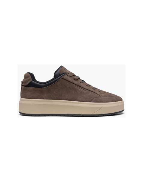 Cruyff Derby classic suede trainers in taupe - view 1