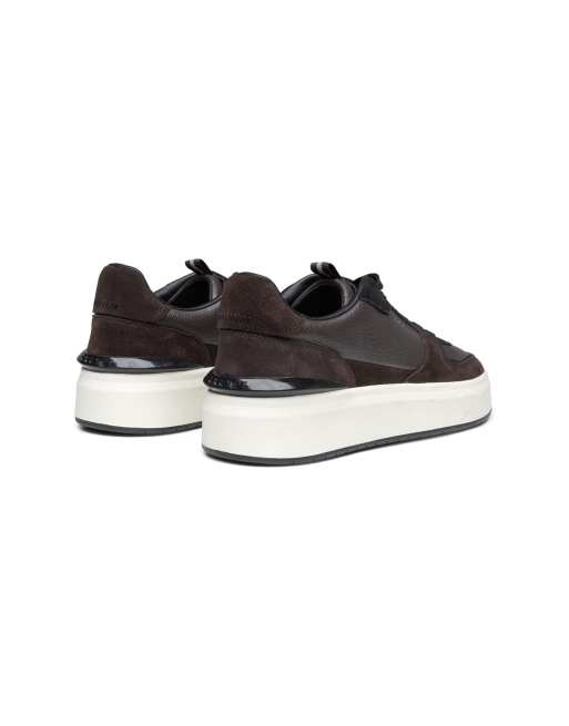 Cruyff Surefire tennis trainers in dark brown, 2 of 3