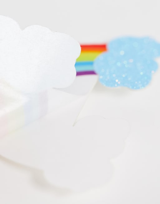Cubrepezones con diseño de arcoíris de Nipztix By Neva Nude, 3 de 4