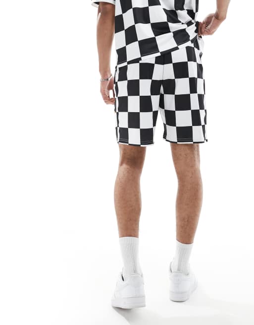 Cult Classic - Losse sportshort met Garfield-print in zwart-wit, 2 van 5