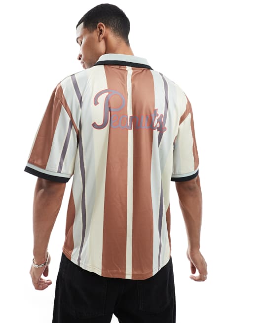 Cult Classic - Snoopy Sports - Oversized, multifarvet og stribet T-shirt—, 2 af 4