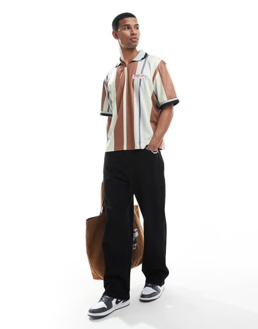 Cult Classic - Snoopy Sports - Oversized, multifarvet og stribet T-shirt—, 4 af 4