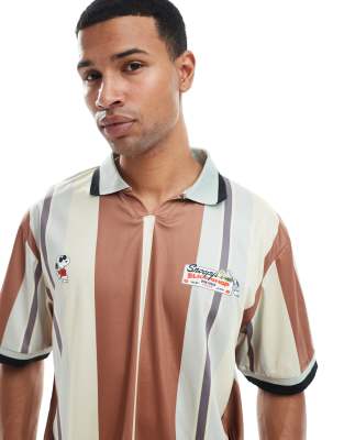 Cult Classic Cult Classics Snoopy sports oversized striped t-shirt in multi