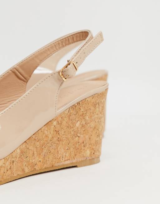 Cuñas peep online toe