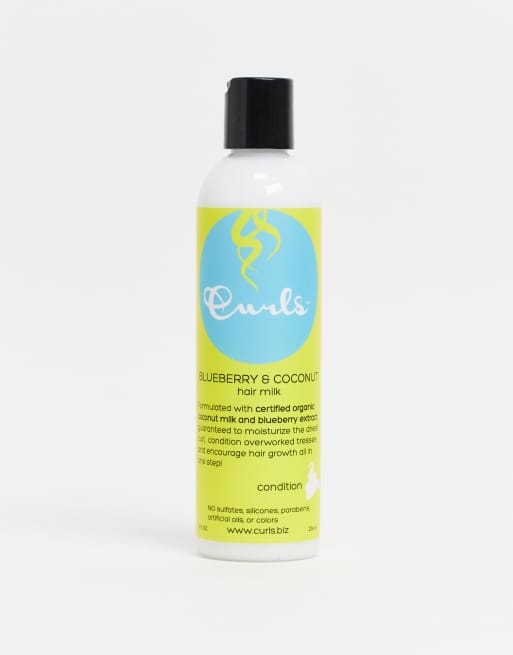 Curls - The Blueberry Collection - Lait pour cheveux à la myrtille et la noix de coco 236 ml