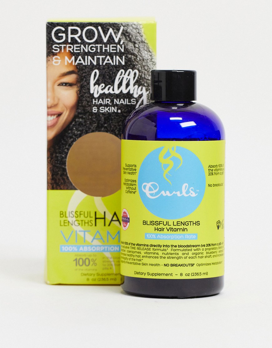 Curls THE BLUEBERRY COLLECTION LIQUID HAIR GROWTH VITAMIN 8OZ-NO COLOR