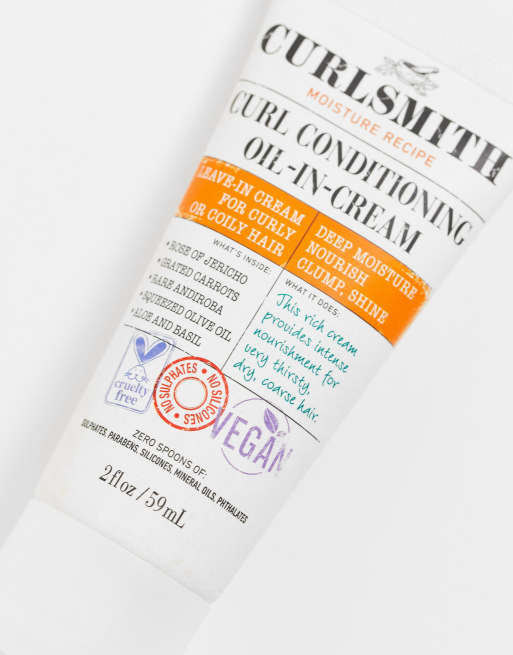 Curlsmith – Curl Conditioning Oil-in-Cream – Oljebaserad vårdande hårkräm för lockigt hår i resestorlek, 59ml, 2 av 4
