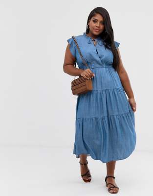 denim prairie dress