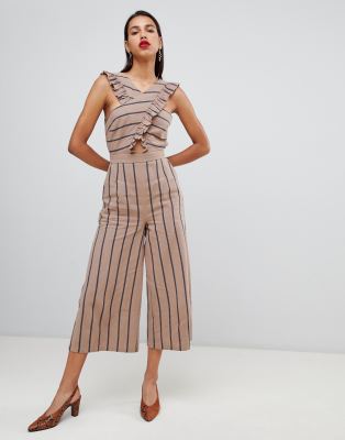 asos striped jumpsuit