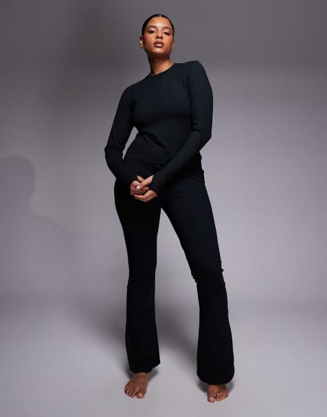 Curve - Icon - Ensemble de yoga en tissu doux - Noir - view 1