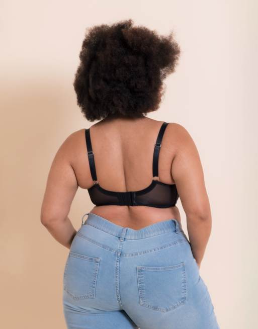 Curvy Kate Boost Me Up Padded Balcony Fuller Bust Bra in Black, 2 of 3