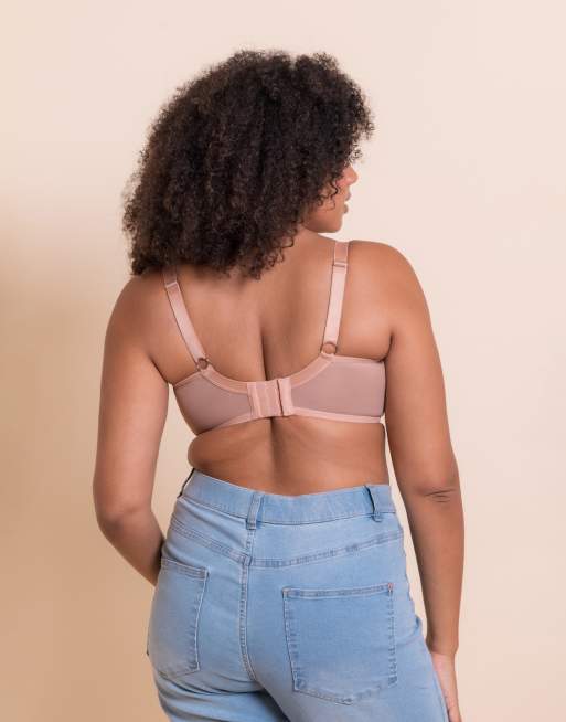 Curvy Kate Boost me up padded balcony fuller bust bra in latte, 2 of 4