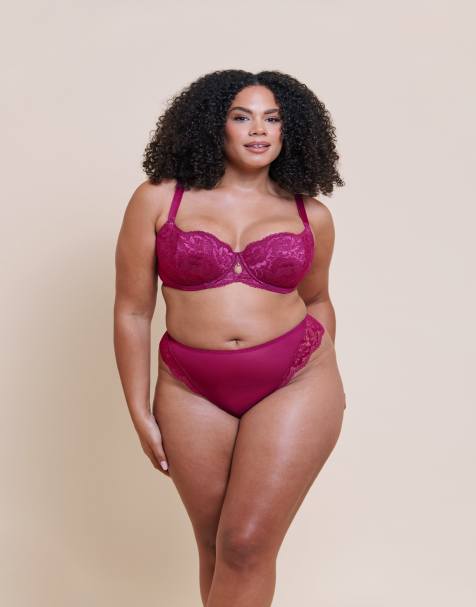 Curvy Kate Boost sweetheart thong magenta pink in magenta pink - view 1
