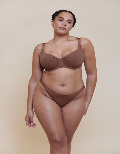 Curvy Kate Cool cat tanga coffee in coffee - view 1