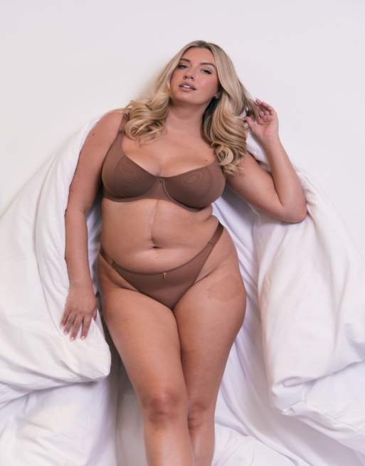 Curvy Kate Cool cat tanga coffee in coffee, 4 of 4