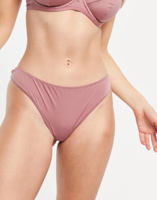 Curvy Kate – Daily – Różowe stringi z miękkiej mikrofibry, 4 z 4