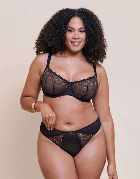 Curvy Kate Happy hour brazilian brief black fuller bust in black - view 1