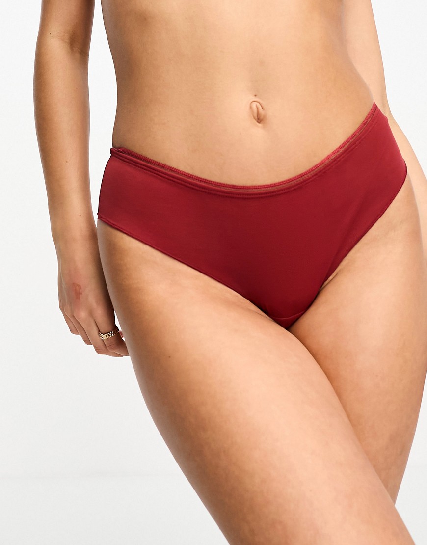 Curvy Kate Lifestyle brief in deep red