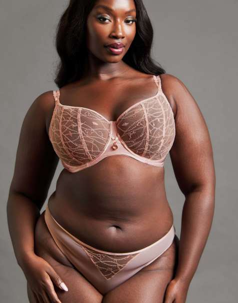 Curvy Kate Scantilly restraint balcony bra dusty rose fuller bust in dusty rose - view 1