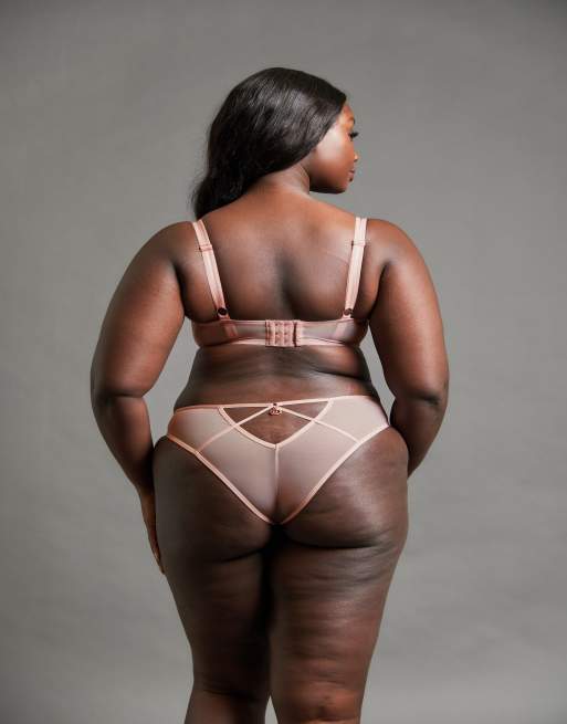 Curvy Kate Scantilly restraint balcony bra dusty rose fuller bust in dusty rose, 2 of 4