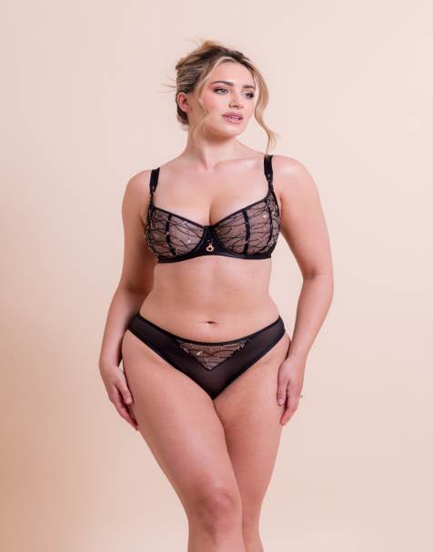 Curvy Kate Scantilly restraint brazilian in black - view 1