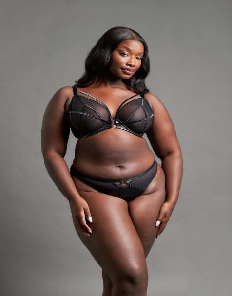 Curvy Kate Scantilly scandal brazilian brief black fuller bust in black - view 1