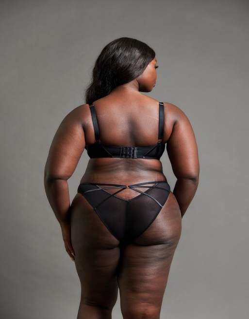 Curvy Kate Scantilly scandal brazilian brief black fuller bust in black, 2 of 4
