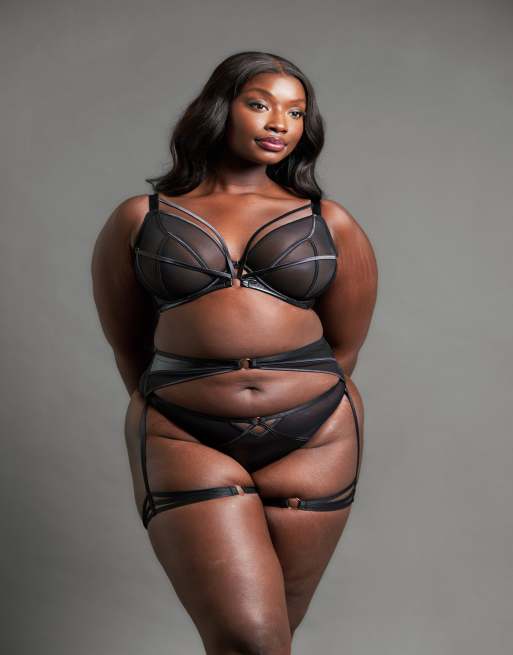 Curvy Kate Scantilly scandal brazilian brief black fuller bust in black, 4 of 4
