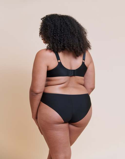 Curvy Kate Smoothie lace brazilian brief black fuller bust in black, 2 of 4