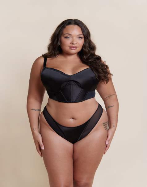 Curvy Kate Unapologetic brazilian brief black fuller bust in black - view 1