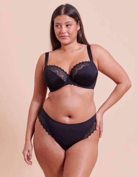 Curvy Kate Wild one brazilian brief fuller bust in black - view 1