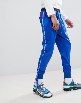 fila blue joggers