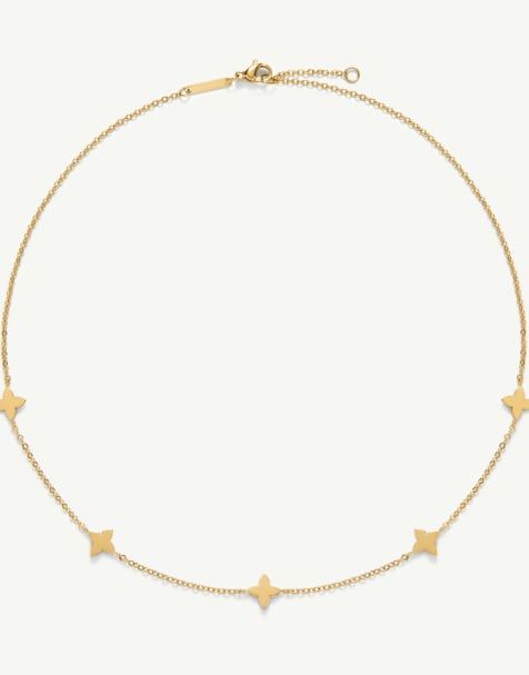 D. LOUISE Celestial necklace in gold - view 1