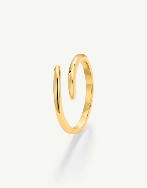 D. LOUISE Waterproof classic claw ring – tarnish-free in gold, 2 of 4