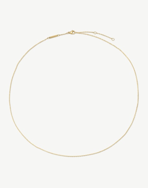 D. LOUISE Waterproof diamond cut chain – tarnish-free in gold - view 1